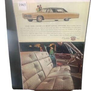Vintage 1965 Cadillac Americas Most Loyal Owners Ad Advertisment
